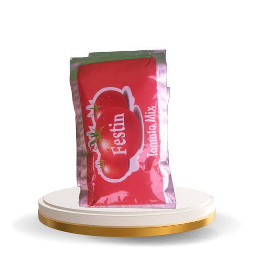 A roll of festin tomato paste